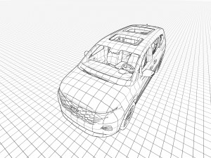 Hyundai Custo MPV 3D Model