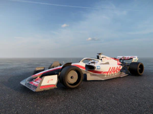 F1 Haas VF-22 3D Model