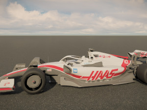 F1 Haas VF-22 3D Model