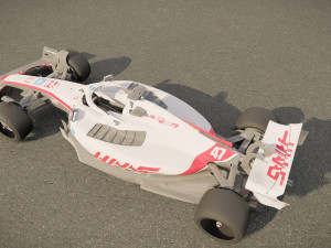 F1 Haas VF-22 3D Model