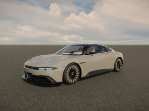 DeLorean Alpha5 2022 3D Model