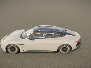 DeLorean Alpha5 2022 3D Model