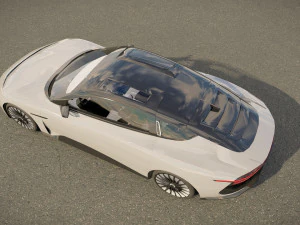 DeLorean Alpha5 2022 3D Model