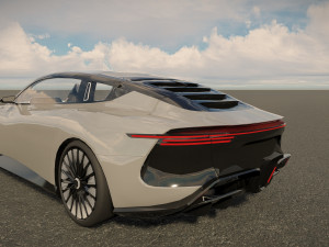 DeLorean Alpha5 2022 Modello 3D