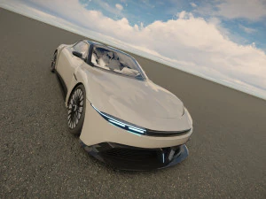 DeLorean Alpha5 2022 3D Model