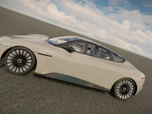 DeLorean Alpha5 2022 3D Model