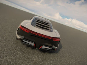 DeLorean Alpha5 2022 3D Model