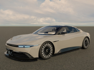 DeLorean Alpha5 2022 Modello 3D