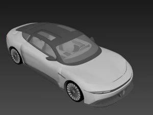 DeLorean Alpha5 2022 3D Model
