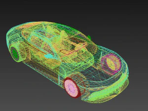 DeLorean Alpha5 2022 3D Model