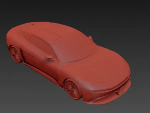 DeLorean Alpha5 2022 3D Model