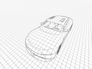 DeLorean Alpha5 2022 3D Model
