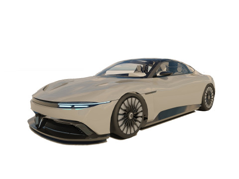 DeLorean Alpha5 2022 3D Model
