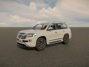 Toyota Landcruiser VXR 2018 3D Model