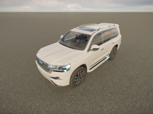 Toyota Landcruiser VXR 2018 3D Model