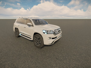 Toyota Landcruiser VXR 2018 3D Model
