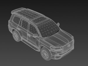 Toyota Landcruiser VXR 2018 3D Model