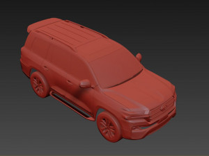 Toyota Landcruiser VXR 2018 3D Model