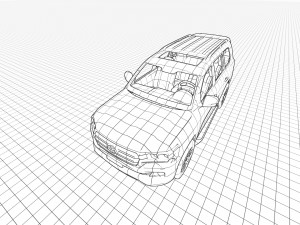 Toyota Landcruiser VXR 2018 3D Model