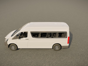 Toyota Hiace Commuter GL Bus 3D Model