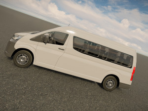 Toyota Hiace Commuter GL Bus 3D Model