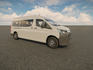 Toyota Hiace Commuter GL Bus 3D Model