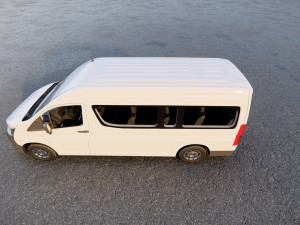 Toyota Hiace Commuter GL Bus 3D Model