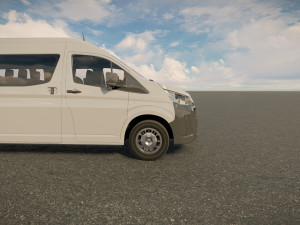 Toyota Hiace Commuter GL Bus 3D Model