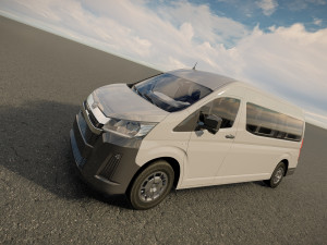 Toyota Hiace Commuter GL Bus 3D Model