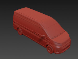 Toyota Hiace Commuter GL Bus 3D Model