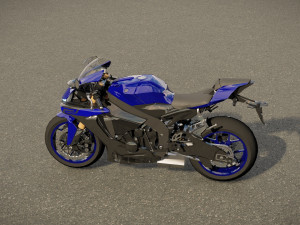 Yamaha YZF-R1 2020 Model 3D