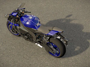 Yamaha YZF-R1 2020 3D Model