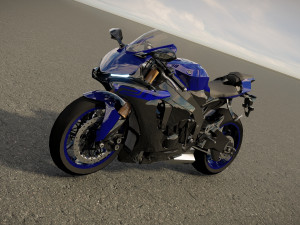 Yamaha YZF R1 2020 Modello 3D in Motocicletta 3DExport