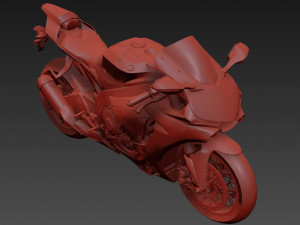 Yamaha YZF R1 2020 3D Model in Motorcycle 3DExport