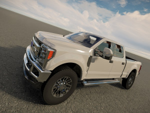 Fo rd f350 2019 3D Model