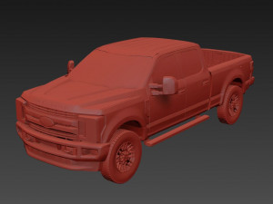 Fo rd f350 2019 3D Model