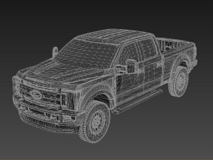 Fo rd f350 2019 3D Model