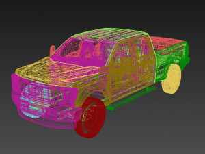 Fo rd f350 2019 3D Model