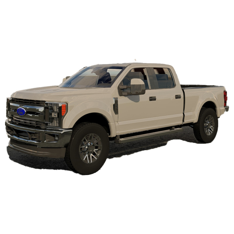 Fo rd f350 2019 3D Model .c4d .max .obj .3ds .fbx .stl .blend 