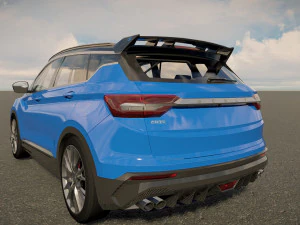 Geely Binyue 3D Model