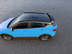 Geely Binyue 3D Model