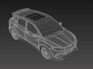 Geely Binyue 3D Model