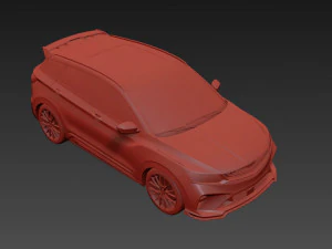 Geely Binyue 3D Model