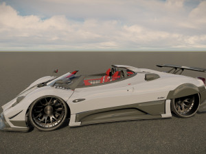 Pagani Zonda Roadster 3D Model