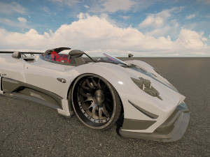 Pagani Zonda Roadster 3D Model