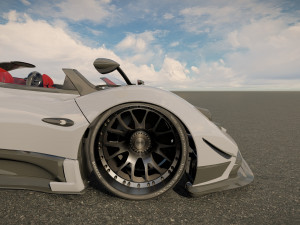 Pagani Zonda Roadster 3D Model