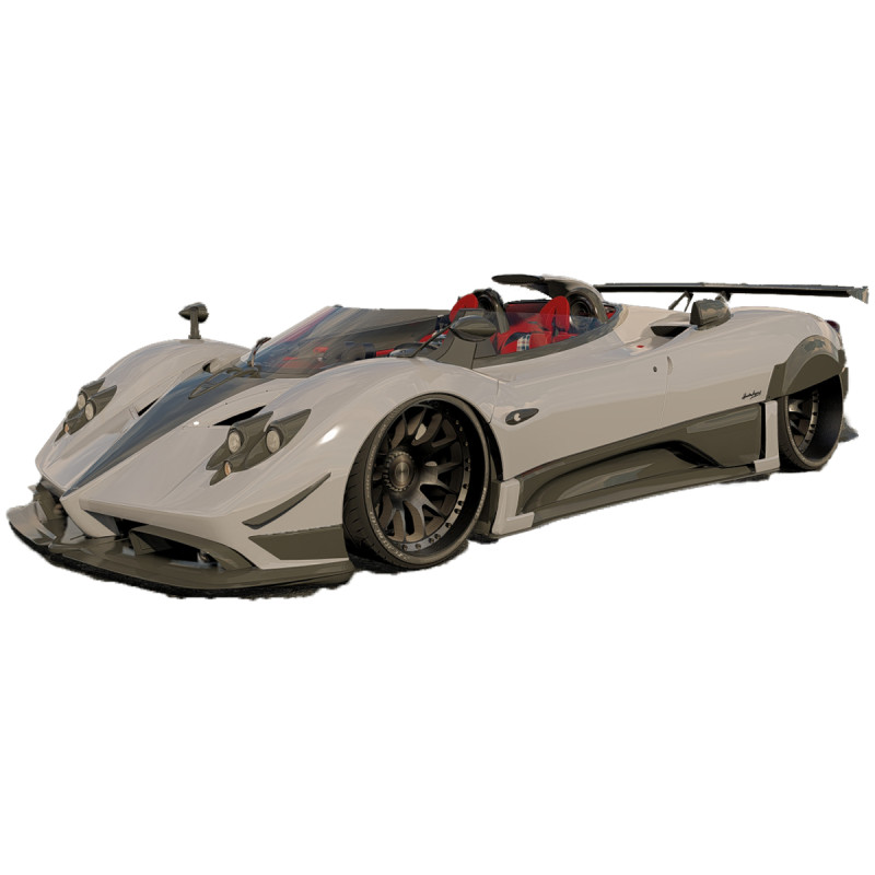 Pagani Zonda Roadster 3D Model .c4d .max .obj .3ds .fbx .stl .blend