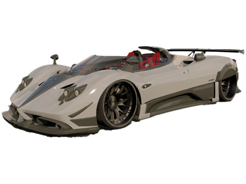 Pagani Zonda Roadster 3D Model