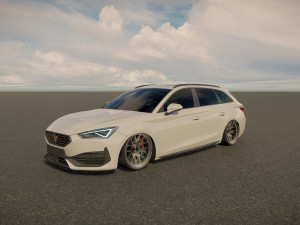 Seat Leon Sportstourer Cupra 3D Модель