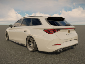 Seat Leon Sportstourer Cupra 3D Модель